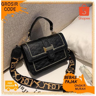 TAS SELEMPANG WANITA E5315 TAS IMPORT TAS FASHION TAS JAKARTA TERMURAH 2TAS=1KG