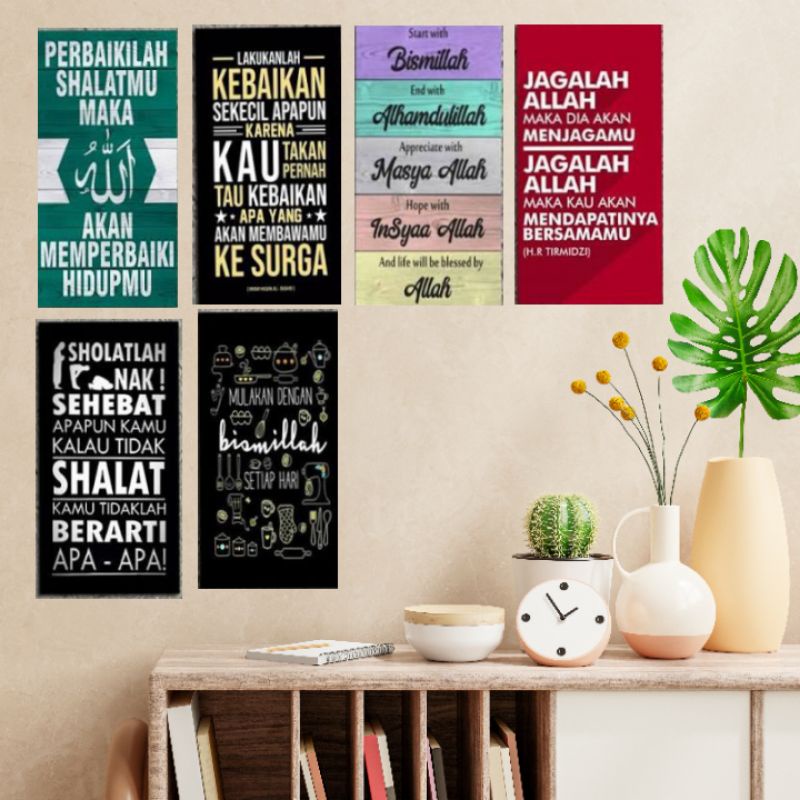 Dekorasi Dinding Kamar Hiasan Pajangan Aesthetic Estetik Kata kata motivasi murah