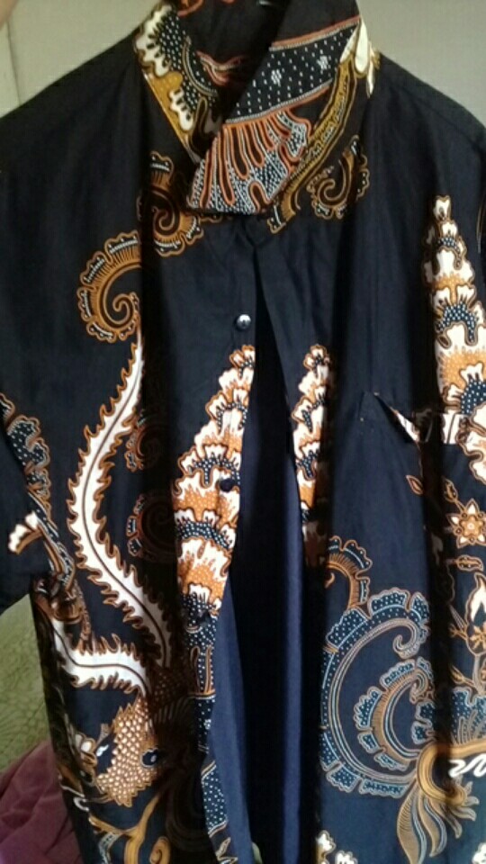 Prakha Kemeja Batik Pria Lengan Pendek Full Furing Bahan Katun Sragenan By Kanaya