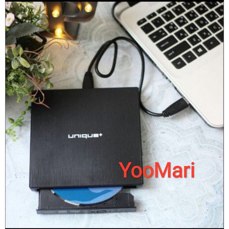 External DVD-ROM DVD-RW CD-ROM portable USB optical drive install laptop PC original BNIB
