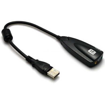 USB Sound Card kabel / Kabel sound card USB virtual 7.1 channel audio mic