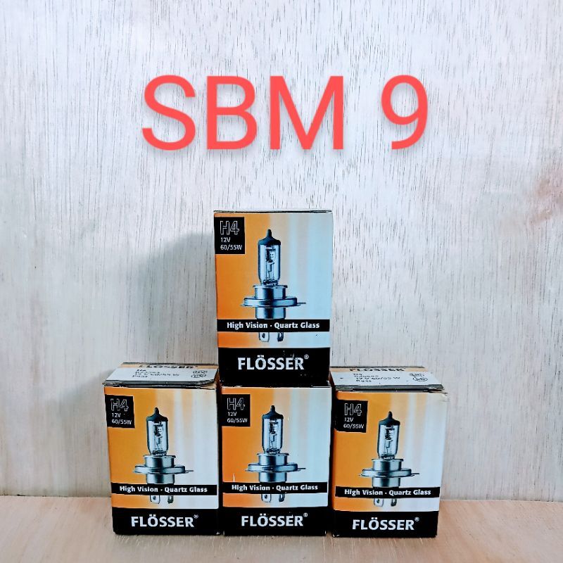 Lampu Mobil H4 Flosser 60/55 W