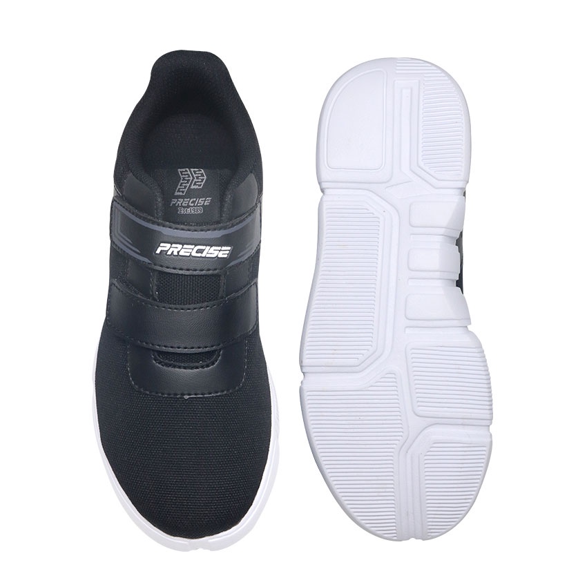 Precise Derell JT Sepatu Sneakers Sekolah Anak - Black/White