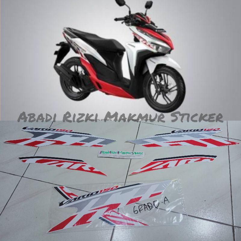 Striping Lis stiker new Vario cbs iss 150 Putih merah 2020 fulset kualitas seperti Ori grade A super