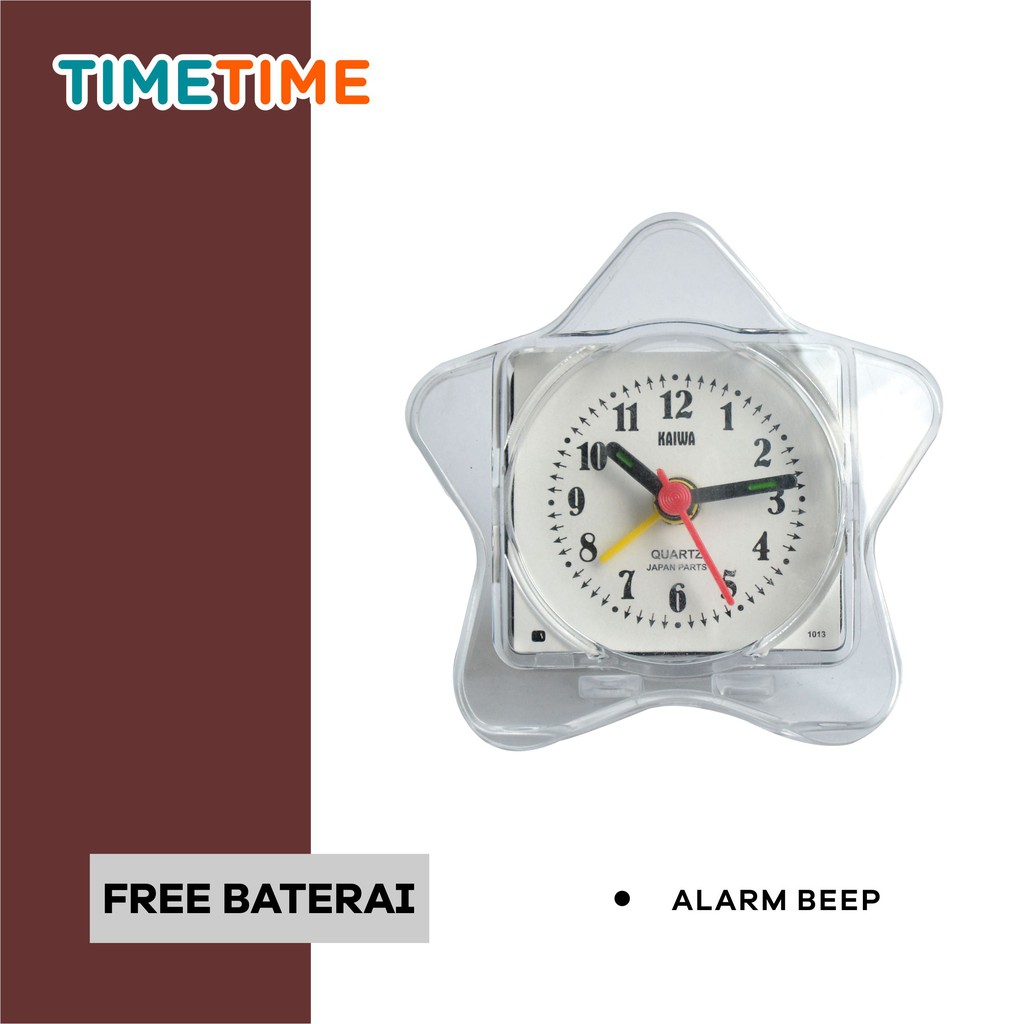 Jam Meja Weker Alarm Bentuk Unik Lucu Analog Alarm Clock Murah FREE BATERAI