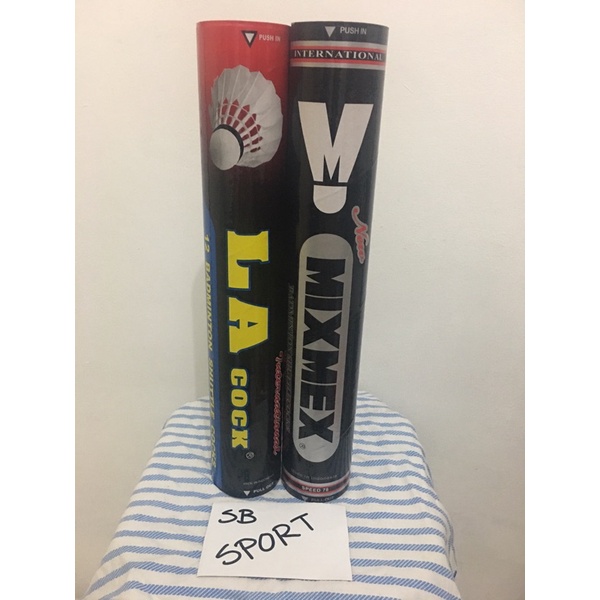 SHUTTLECOCK KOK BADMINTON LA MIXMEX ISI 50PCS 1 KARTON