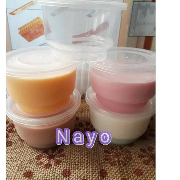 BIG SALE.. Cup plastik 100ml (50pcs) - Cup puding - Cup selai