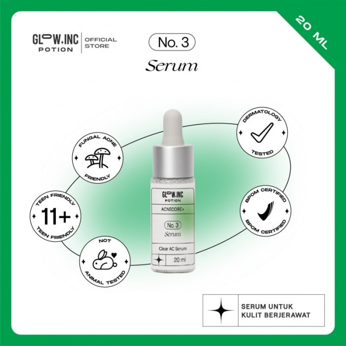 GLOWINC POTION ACNECORE+ Clear AC Serum