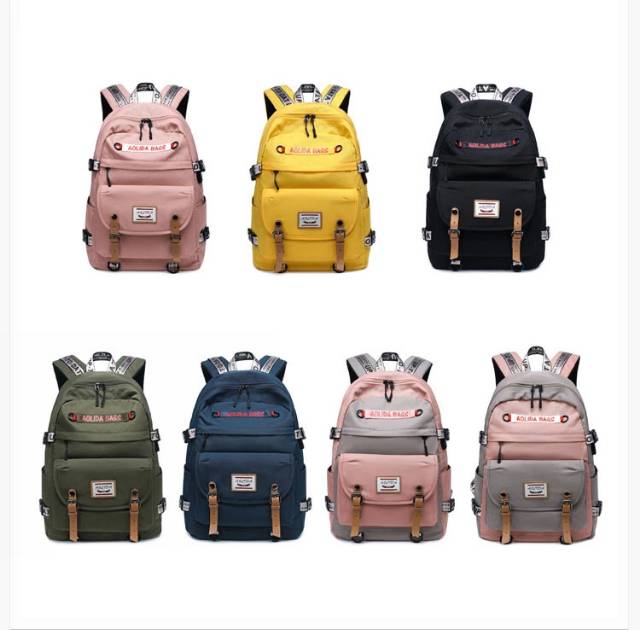 BACKPACK KOREA AOLIDAA RANSEL WANITA TERMURAH DAN TERLARIS BISA BAYAR DITEMPAT TAS SEKOLAH/RANSEL