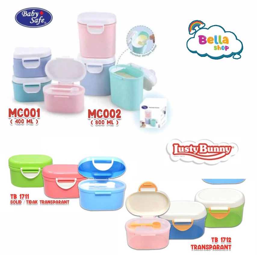 BABY SAFE MILK CONTAINER / LUSTY BUNNY CONATINER SUSU / CONTAINER SUSU / KONTAINER SUSU / BS