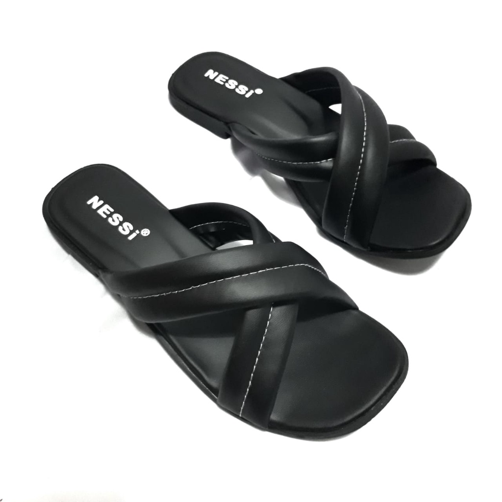 Sandal WANITA teplek silang