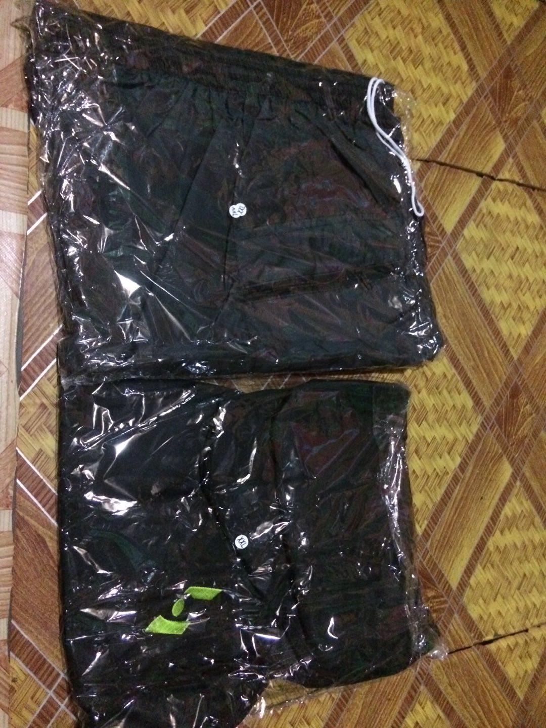  Celana  Lari  Jogging CP 111 Hitam Polos Orange Gym Fitness 