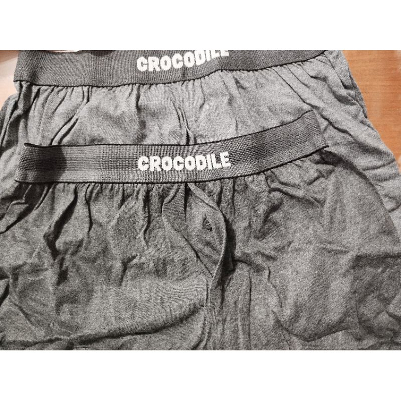 2 PCS  BOXER CROCODILE PRIA  001 + 1 MASKER BAGUS / BOXER CROCODILE ORIGINAL, ASLI, KATUN, 1 PACK ISI 2