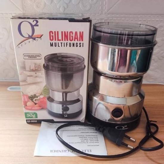 PENGGILING COFFEE GRINDER / BLENDER BUMBU DAPUR / GILINGAN MULTIFUNGSI Q2-8050 / GILINGAN KOPI Q2 8050 / Q2-8050