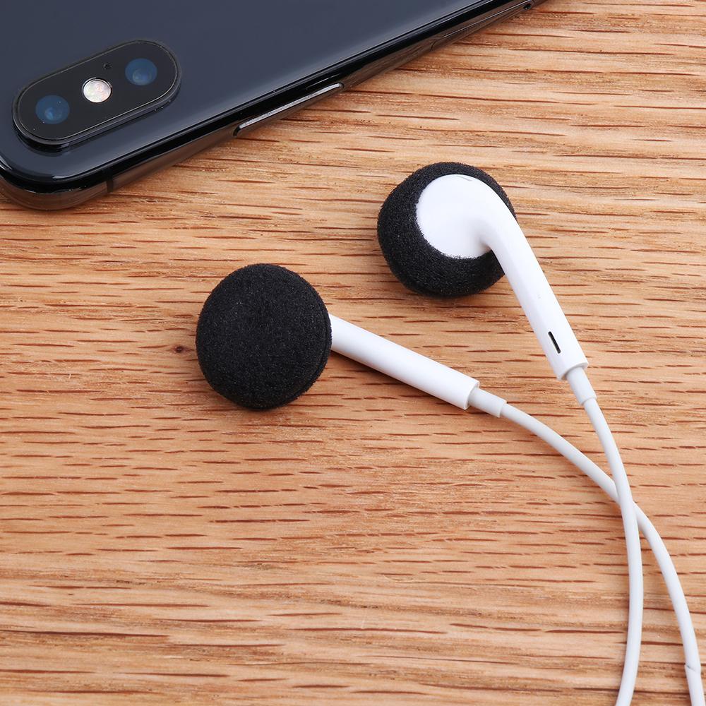 Suyo Earphone Tips Cover Pelindung Headphone Busa Lembut Anti Slip Untuk Airpods Earpods