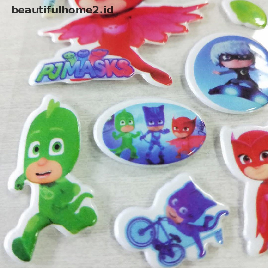 (Beautifulhome2) Buku Literatur Klasik Bahasa MandarinId 5 Lembar / Set Stiker Kartun Pj Mask Diy Bahan Pvc Untuk Hadiah