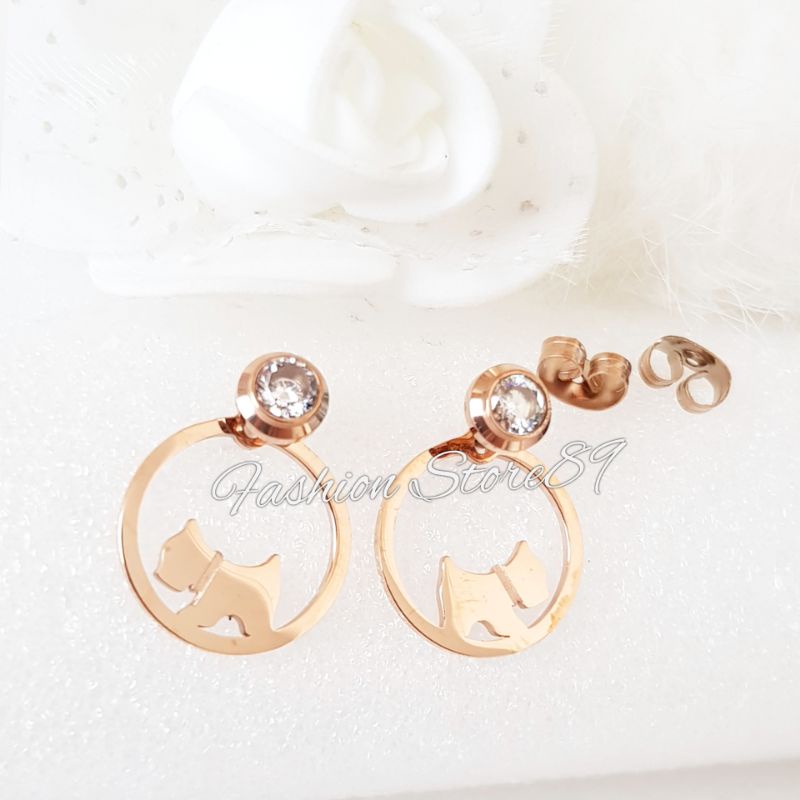 Impor Edisi Terbatas Anting Titanium Anting Tusuk Titanium Impor Perhiasan Bestqualty premium Titanium Fashion