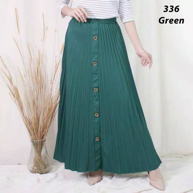 (BISA COD) PALING MURAH! Rok Plisket Premium / Maxi Skirt Prisket Pleates