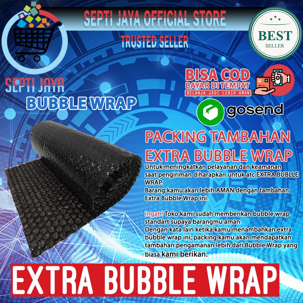 

Extra Tambahan Bubble Wrap Tambah Extra Tambahan Buble Paket Aman Sampai Tujuan