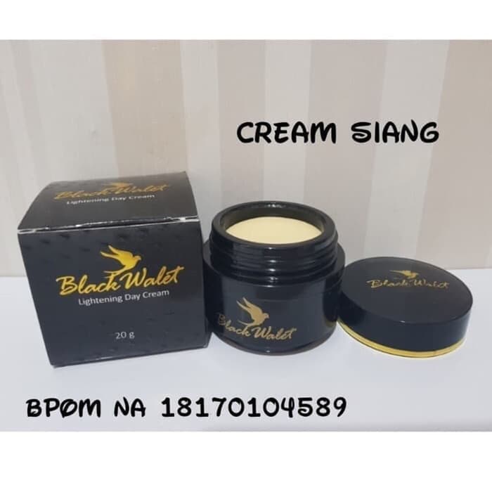 Black Wallet - Paket Cream siang Black Walet Original BPOM