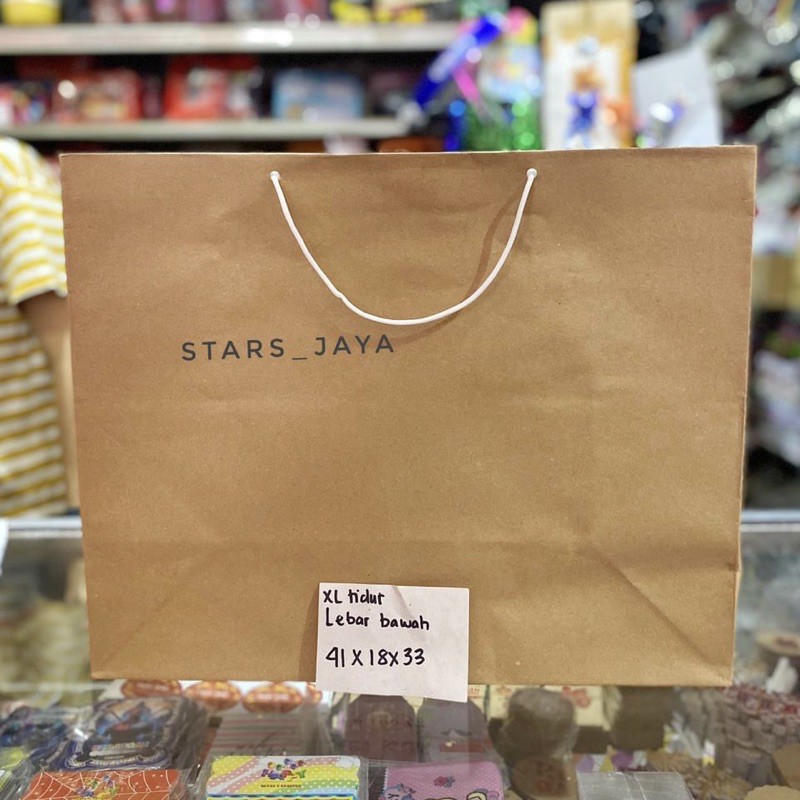 

Paper Bag Coklat XL Tidur