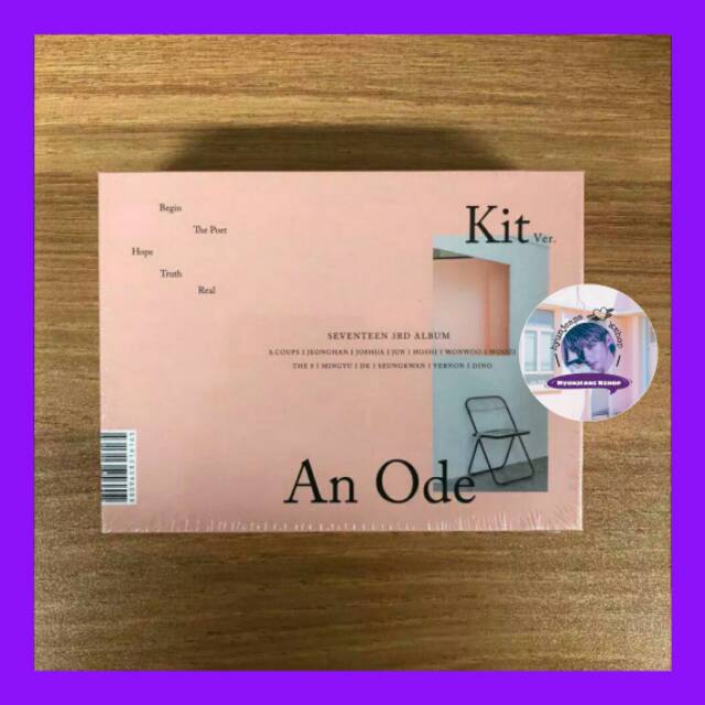 [READY STOCK] SEVENTEEN / SVT The 3rd Album - AN ODE (Kihno / Kinho / Air Kit / AirKit Video)