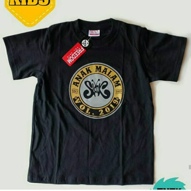KAOS SLANK ANAK ORIGINAL SLANKERS~MOTIF ANAK MALAM~GOSIPJALANANSTORE