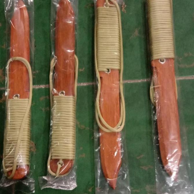 PROMO pisau latih silat kayu training replika senjata tajam