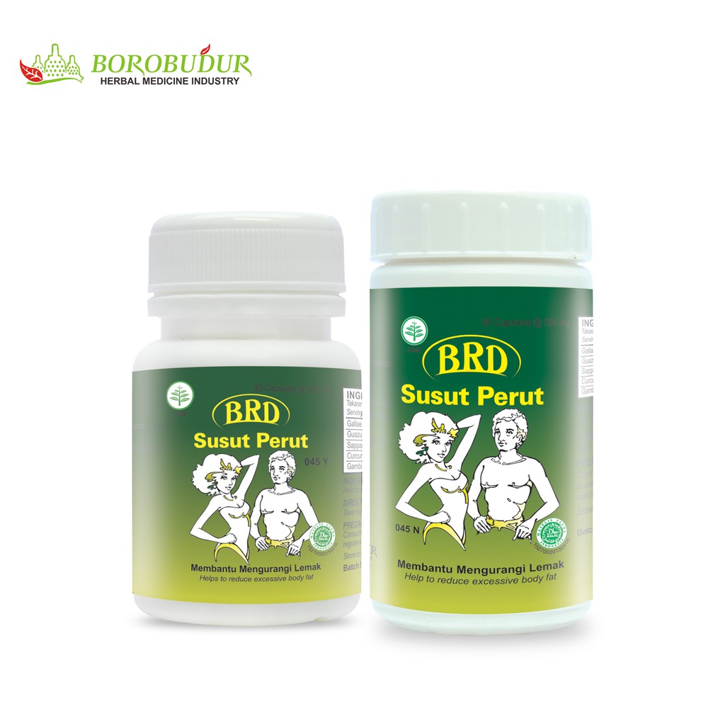 Borobudur Herbal - Membantu mengurangi lemak BRD Susut Perut Kapsul