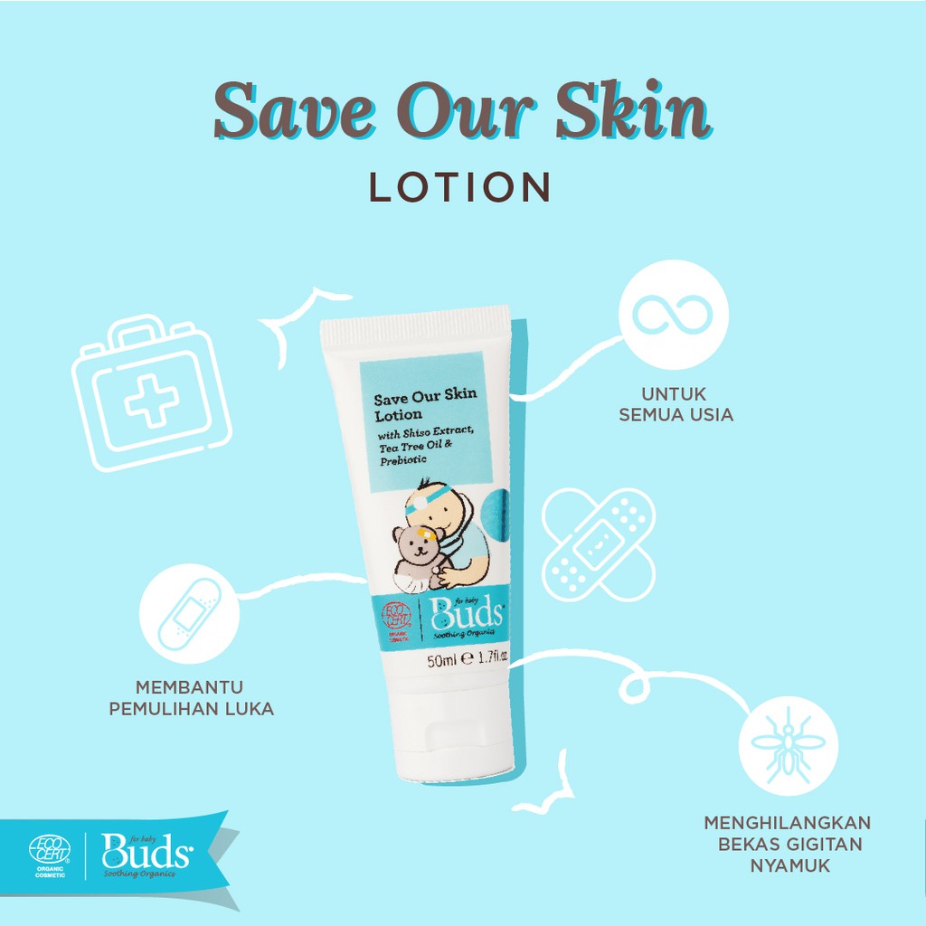 Buds Organics Save Our Skin Lotion Soothing 50ml