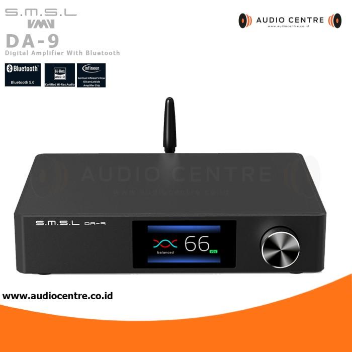 SMSL DA-9 Power Amplifier Kelas D Hitam Aluminium