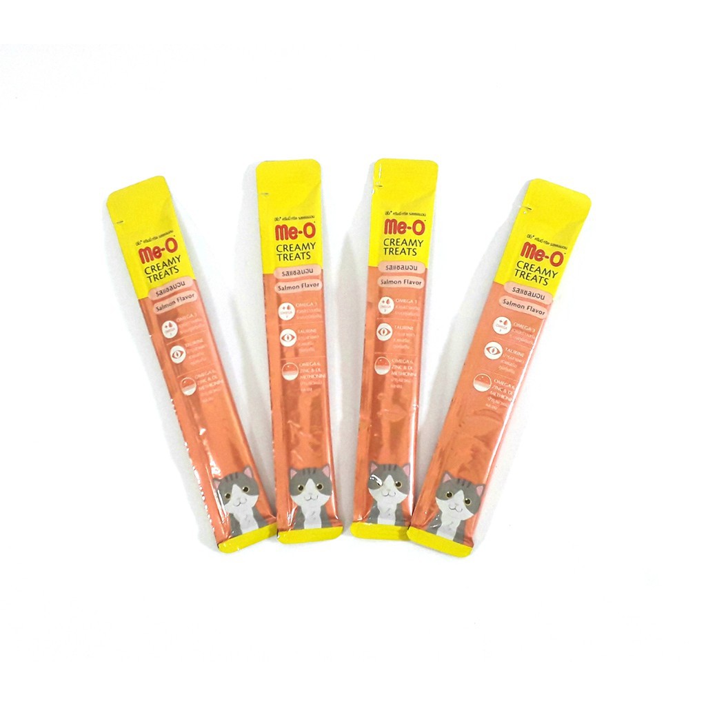 Makanan Kucing MeO CREAMY TREATS SALMON 15gr