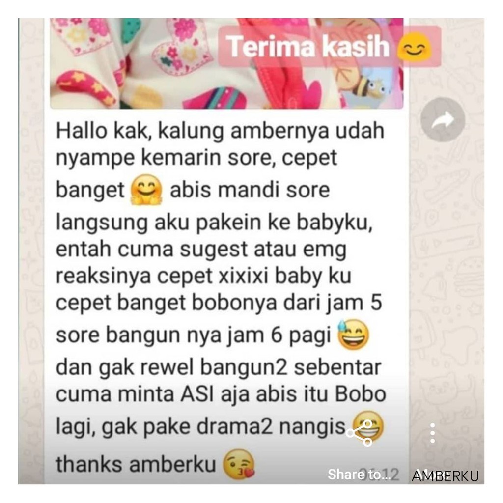 AMBERKU Kalung Amber Bayi Balita K11H