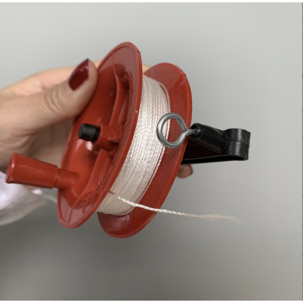 Tokoani17 Gulungan Senar Layang Layang Termasuk Benang Bahan Plastik Untuk Dewasa Ukuran Kecil