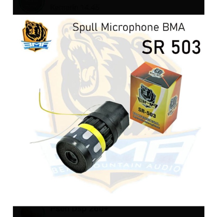 Spul Spool Mic Microphone BMA SR 501/502/503 original BMA