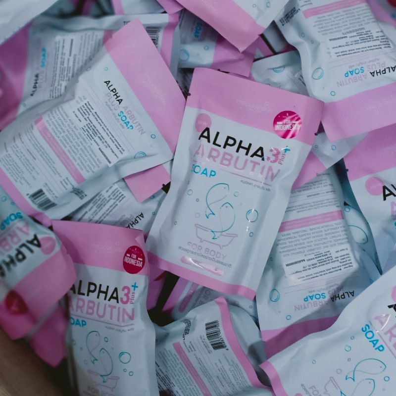 Alpha Arbutin Soap 3 Plush Bpom Sabun Pemutih Original Sabun Batang