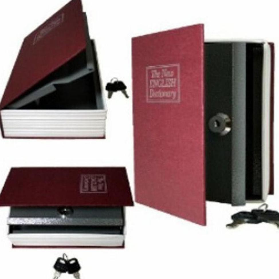 LJR Brankas Mini Booksafe - Brankas Buku Mini