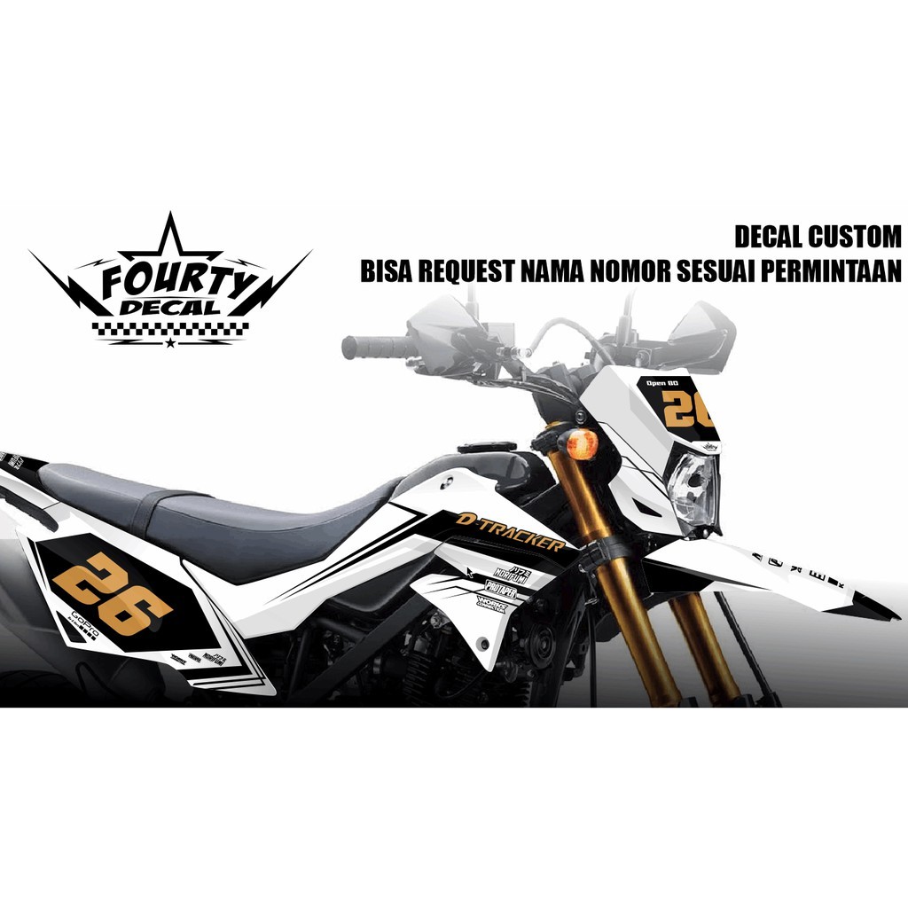 DECAL DTRACKER TAMBAH CUTTING GOLD PREMIUM