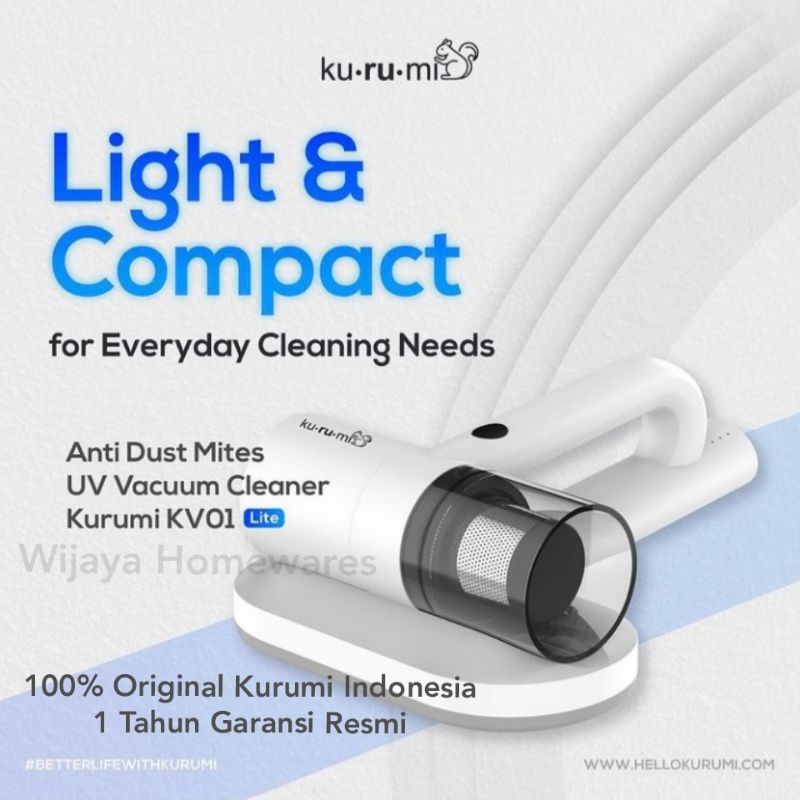 Kurumi Kv01 Lite Anti Dust Mites UV Vacuum Cleaner / Kurumi KV 01 Lite Vacum Cleaner