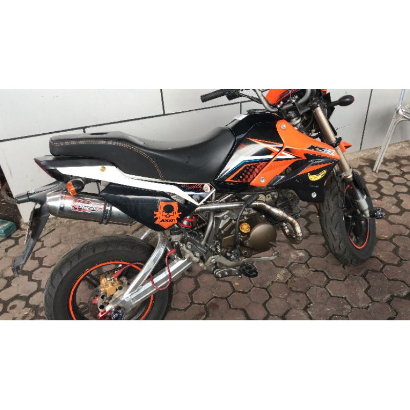knalpot kawasaki ksr 110 original hermione racing