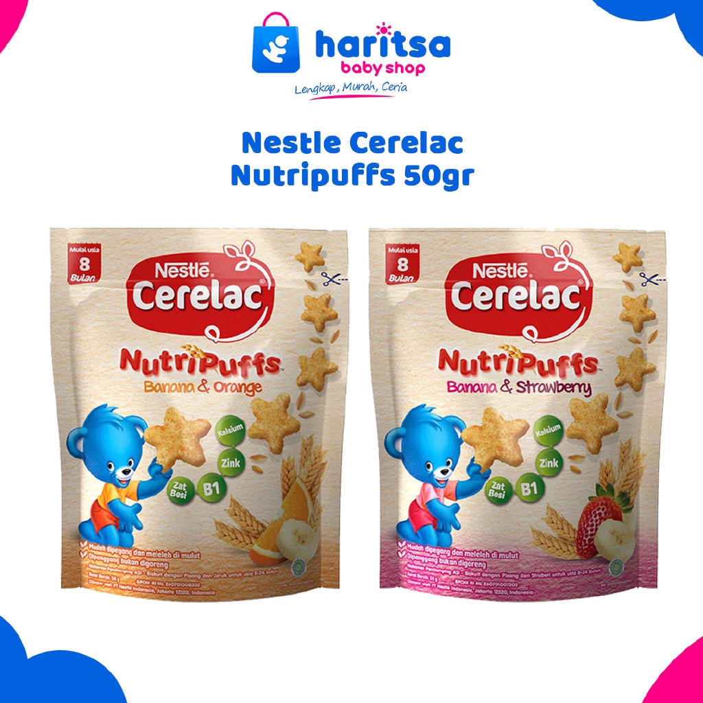 Nestle Cerelac NutriPuffs 50gr / Nestle Cerelac nutri puff / nestle nutripuff