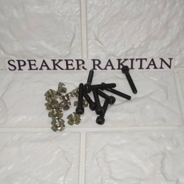 Baut Speaker 30mm + mur cakar (10set).