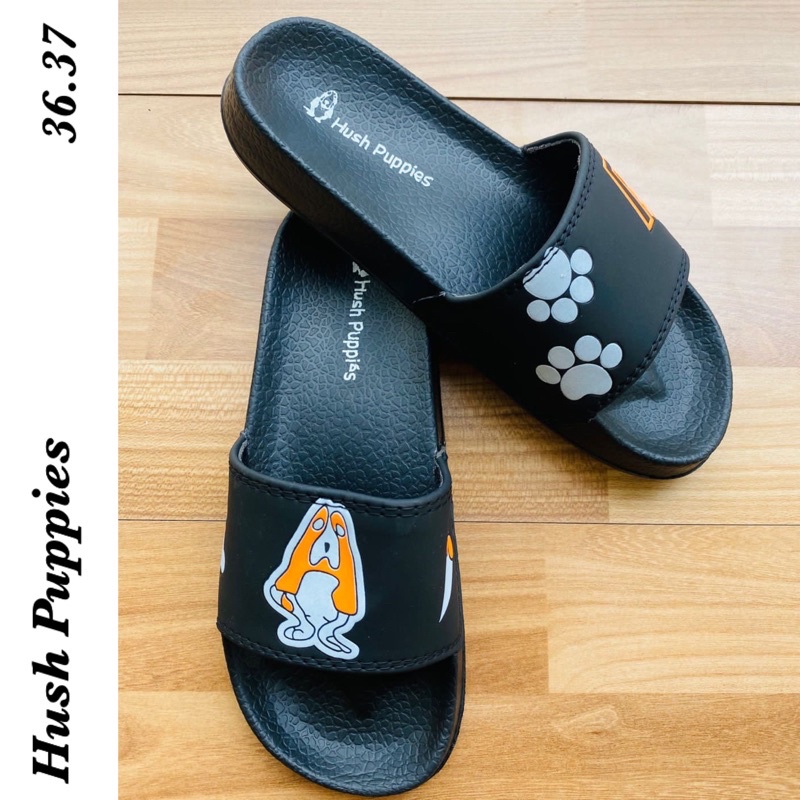 Sandal hush puppies Bunga putih