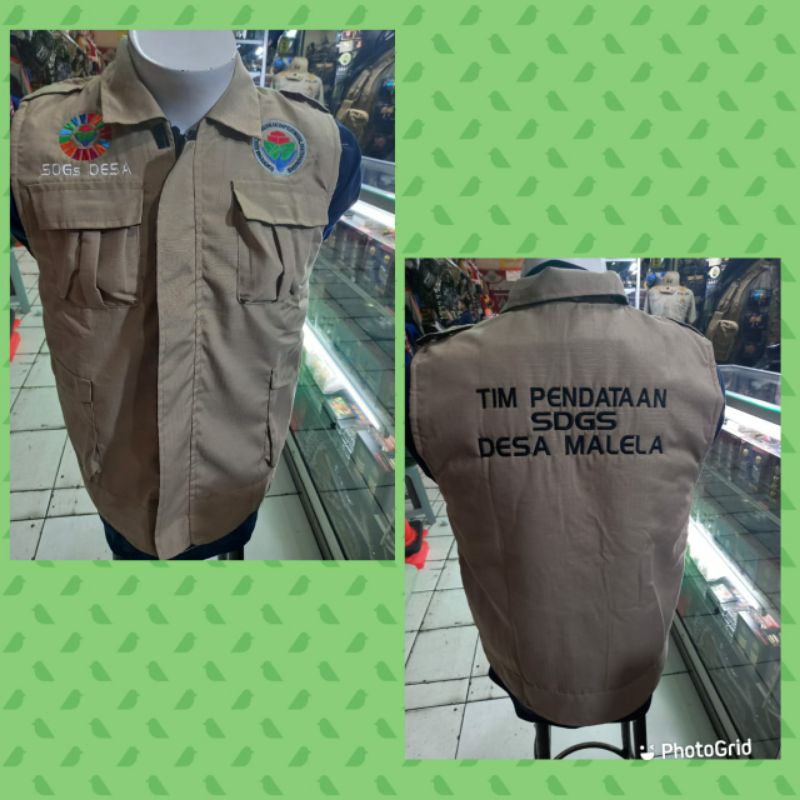 rompi kemendes desa #rompi sdgs desa bordir belakang