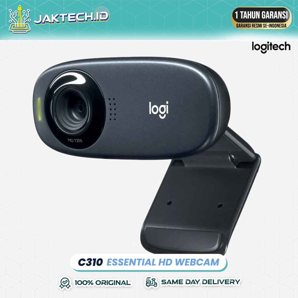 Logitech C310 Webcam HD 720p Essential GARANSI RESMI