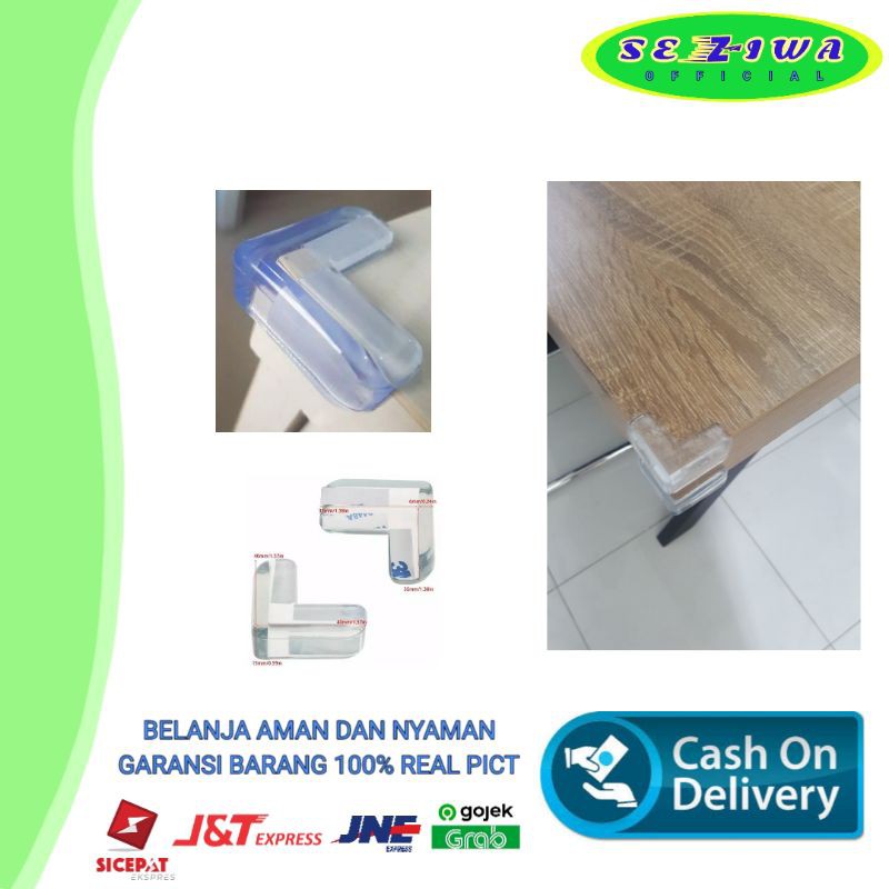 Pelindung Sudut Meja Karet Pelindung siku Meja Karet Sudut