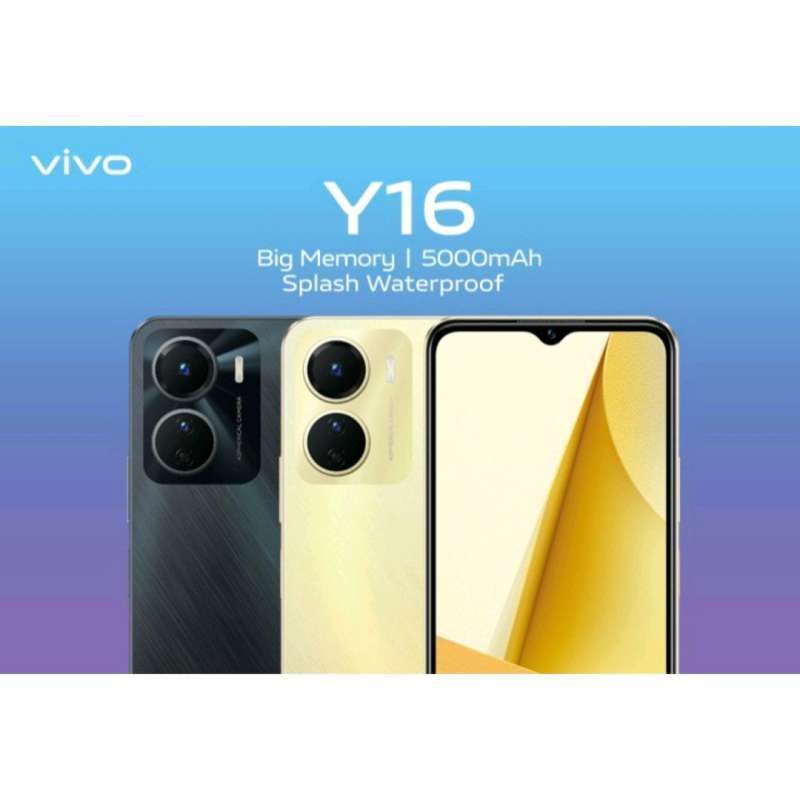 Vivo Y16 3/32GB Garansi Resmi New