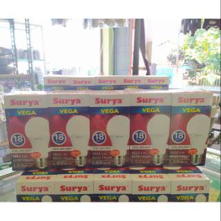 Lampu LED Bulb Surya Vega 18 Watt Putih Murah Terang Begaransi