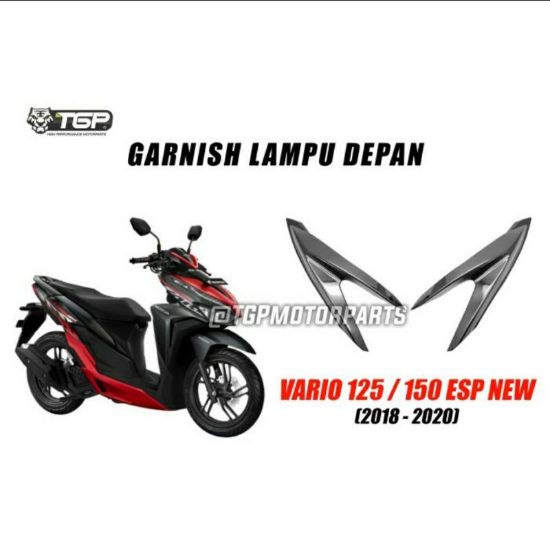 Garnish Lampu Depan Vario 125 150 Esp New/ Garnish HeadLamp Vario New Keyless TGP