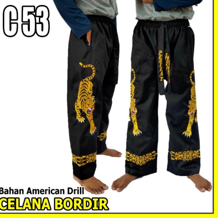 "Rjp31au22ᴼ" Celana Silat Bordir - Celana Silat - Celana Silat Bordir - Celana Silat Hitam - Celana 